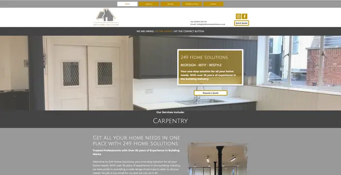 249 Home Solutions Website