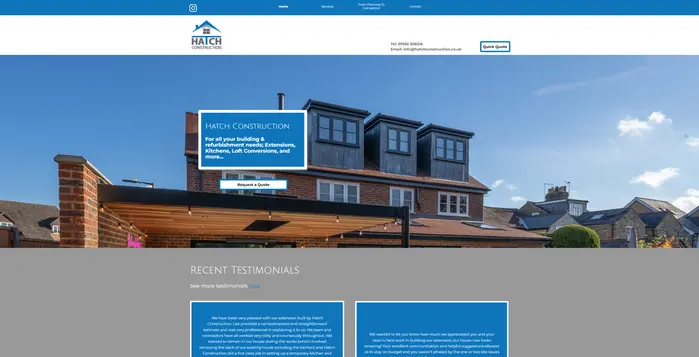 Hatch Construction Website